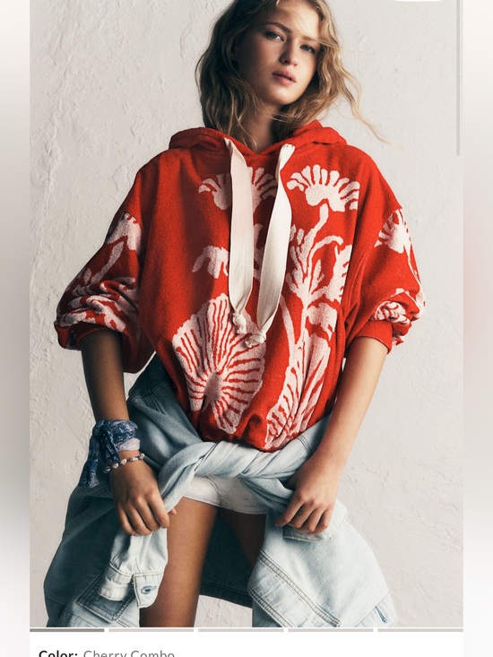 Free People Tops - Free People Shell Baby Terry Hoodie